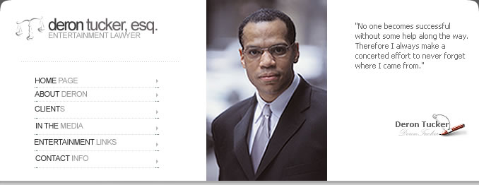 Deron Tucker, Esq. - Entertainment Lawyer